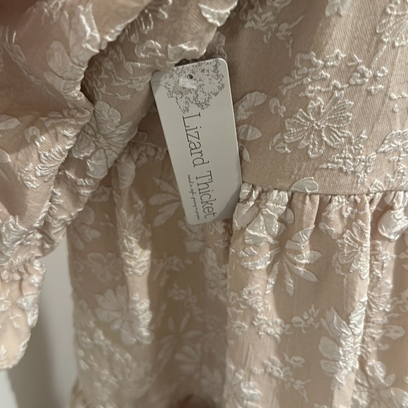 NWT Lizard Thicket Puff Sleeve Dress Sz L - Picture 6 of 10